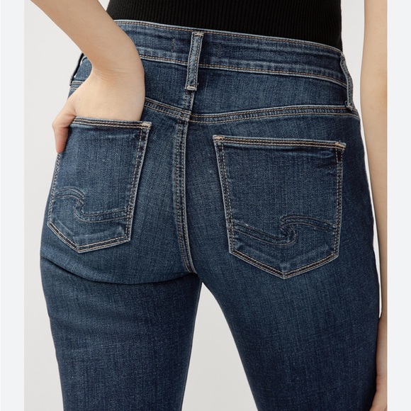 Silver Jeans Co Suki Super Skinny Jeans W24 L29 Distressed Stretch Denim - Picture 3 of 8